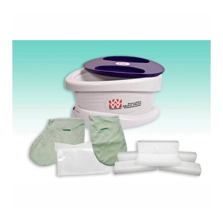 Fabrication Enterprises WaxWel Paraffin Bath with 6 lb. Wintergreen Paraffin, 100 Liners, 1 Mitt and 1 Bootie 11-1603